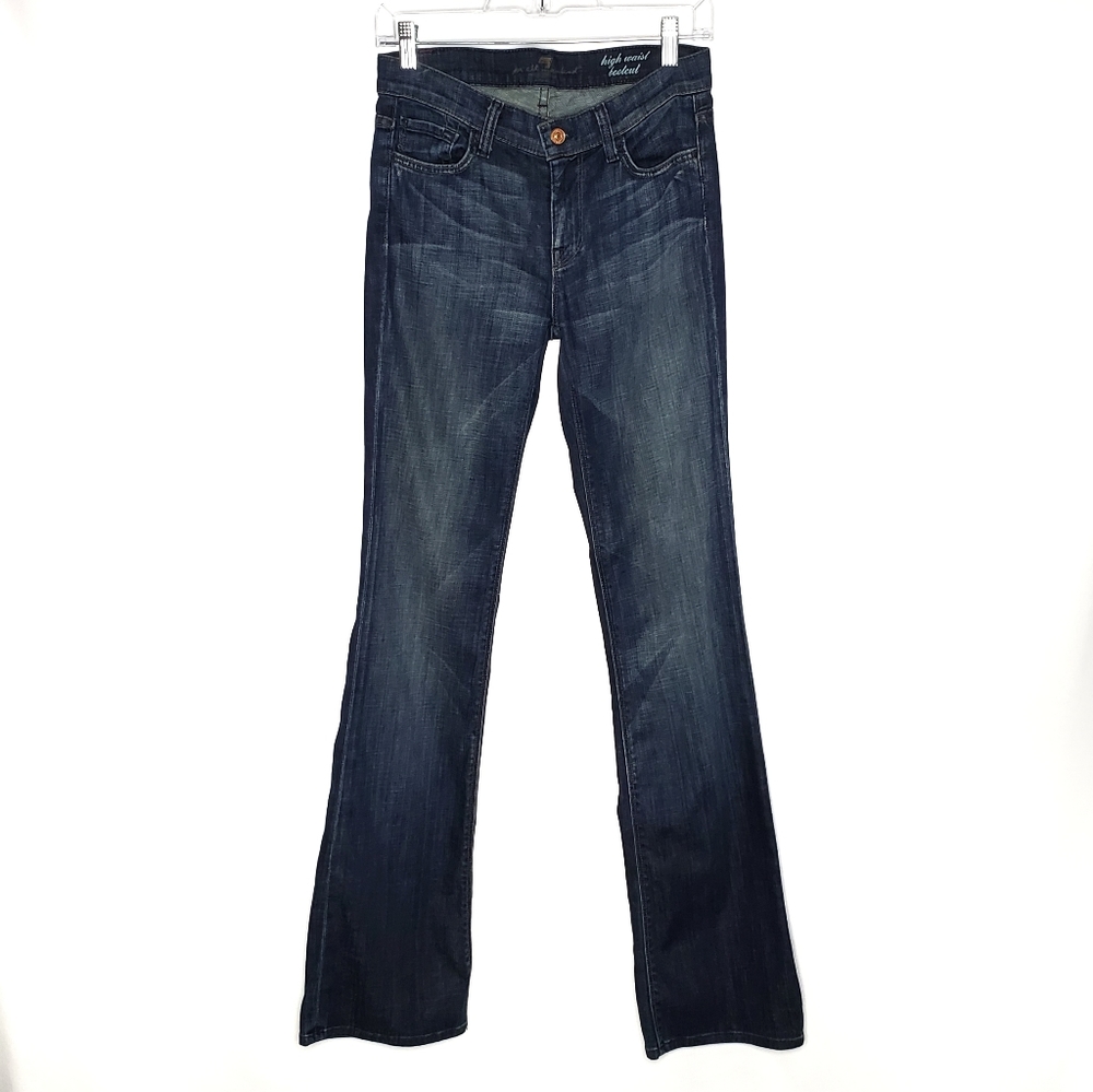 7FAM High Waist Bootcut Jeans